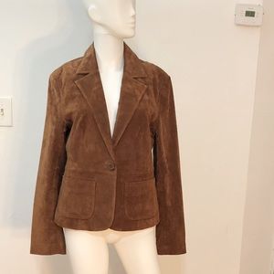Brown Suede Blazer